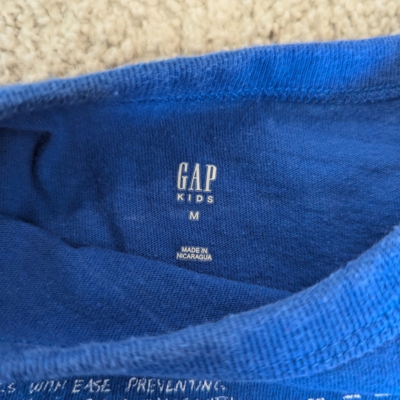 Kids Gap baseball shirt, size Medium - Picture 4 of 4